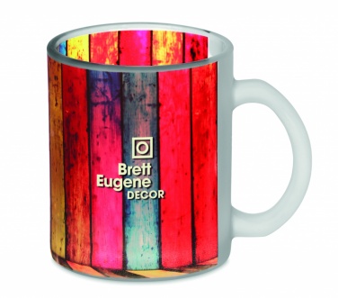 Logo trade promotional products picture of: Glass sublimation mug 300ml