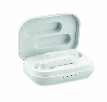 Logotrade promotional item picture of: TWS earbuds with charging base