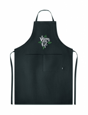 Logo trade promotional giveaway photo of: Hemp adjustable apron 200 gr/m²