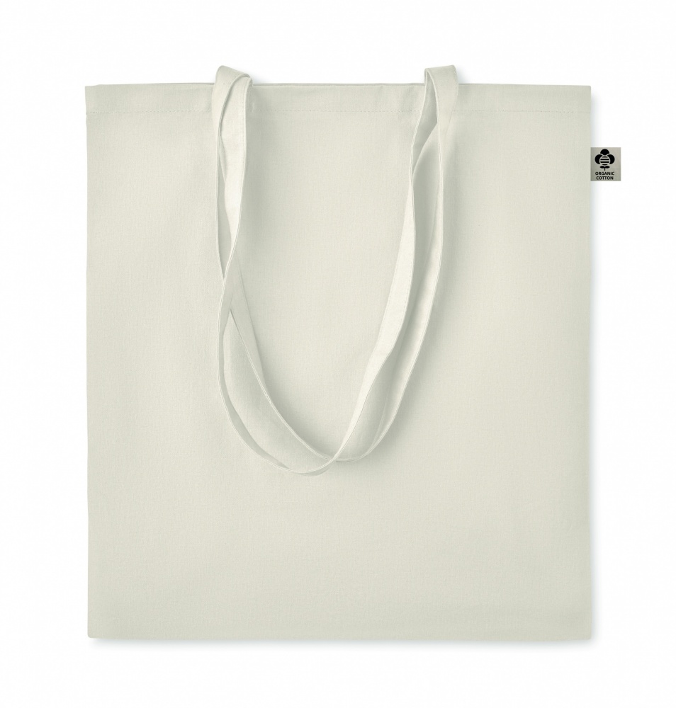 Logo trade promotional item photo of: Organic cotton shopping bag