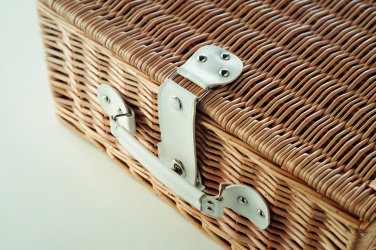 Logotrade promotional giveaway picture of: Wicker picnic basket 4 people