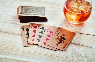 Logo trade promotional item photo of: Recycled paper playing cards