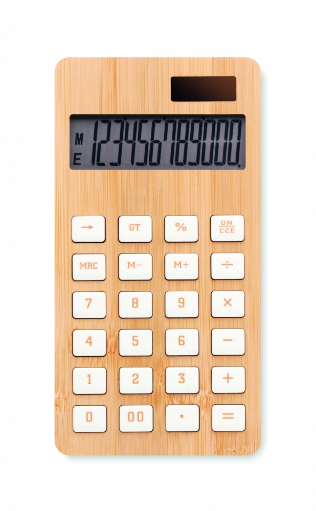 Logotrade business gift image of: 12 digit bamboo calculator
