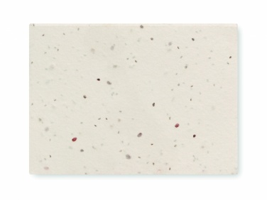 Logo trade promotional merchandise image of: Grass/seed paper memo pad