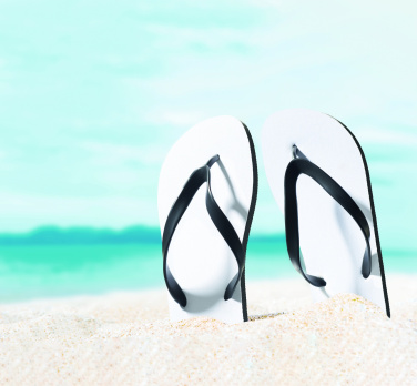 Logo trade promotional giveaways picture of: Sublimation beach slippers