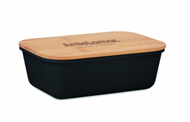 Logo trade promotional giveaways picture of: Lunch box with bamboo lid