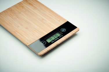 Logotrade promotional gifts photo of: Bamboo digital kitchen scales