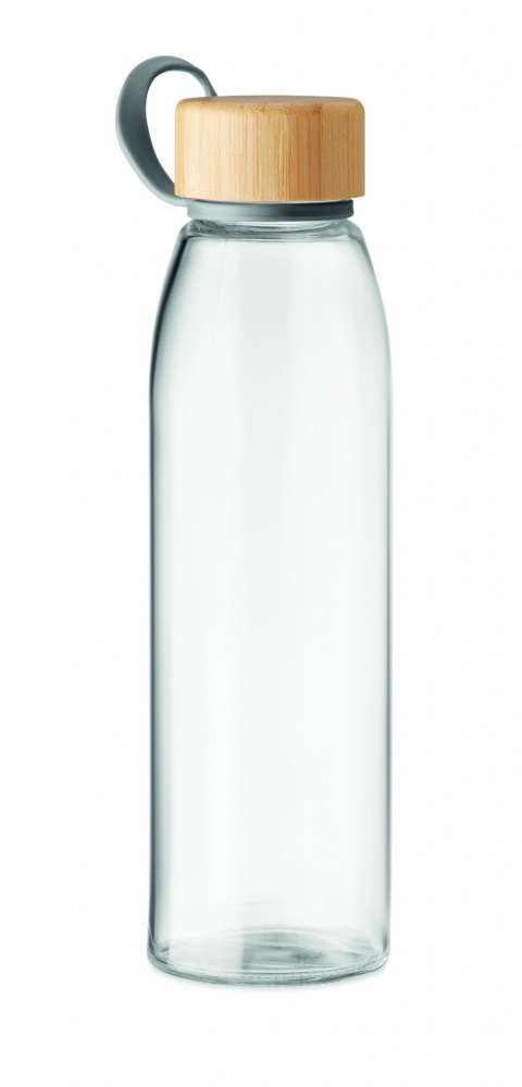 Logo trade business gifts image of: Glass bottle 500 ml
