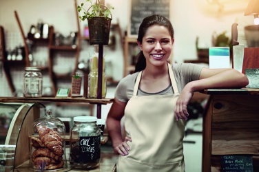 Logotrade promotional giveaways photo of: Organic cotton apron 200 gr/m²