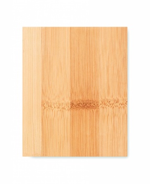 Logo trade promotional giveaways picture of: Bamboo pen holder and LCD clock