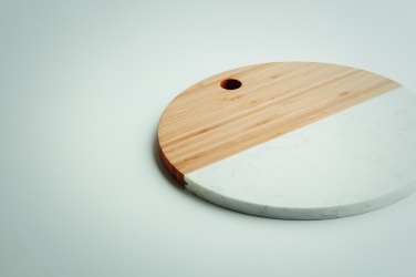 Logo trade promotional products picture of: Marble/ bamboo serving board