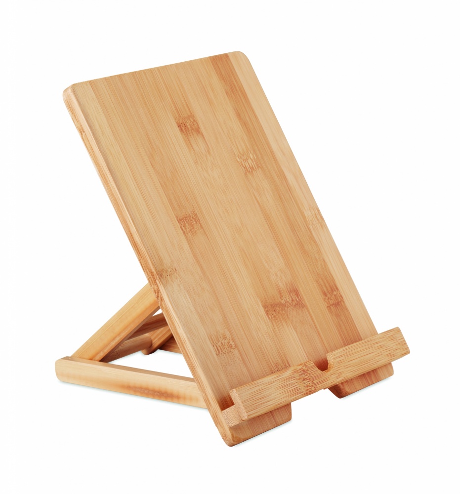Logo trade corporate gift photo of: Bamboo tablet stand TUANUI