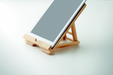 Logo trade promotional merchandise image of: Bamboo tablet stand TUANUI