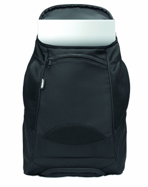 Logo trade promotional merchandise photo of: 600D RPET sports rucksack