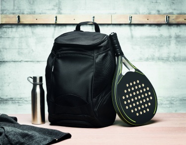 Logo trade business gifts image of: 600D RPET sports rucksack