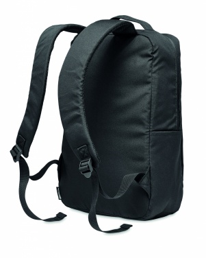 Logo trade promotional giveaway photo of: Laptop backpack in 300D RPET