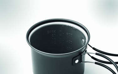 Logo trade advertising products image of: 2 camping pots with cutlery