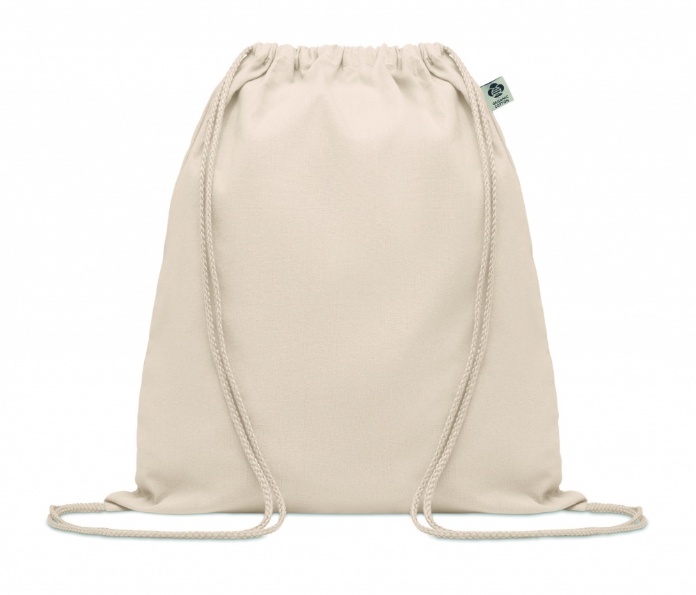 Logotrade promotional giveaway image of: Organic cotton drawstring bag