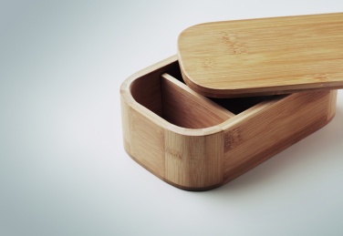Logo trade promotional giveaway photo of: Bamboo lunch box 1000ml LADEN LARGE