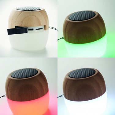 Logotrade promotional merchandise photo of: 5.0 wireless bamboo speaker