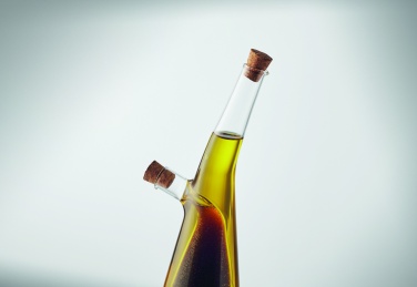 Logo trade promotional gift photo of: Glass oil and vinegar bottle