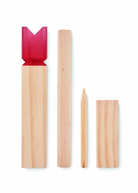 Logotrade promotional item picture of: Pinewood outdoor throwing game