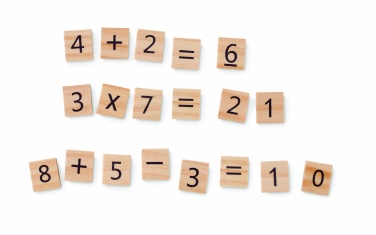 Logotrade corporate gift picture of: Wood educational counting game