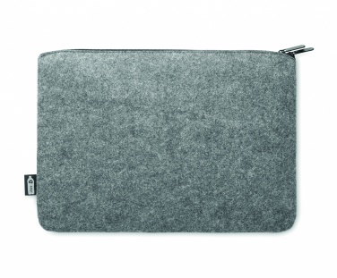 Logo trade promotional items picture of: RPET felt zipped laptop bag