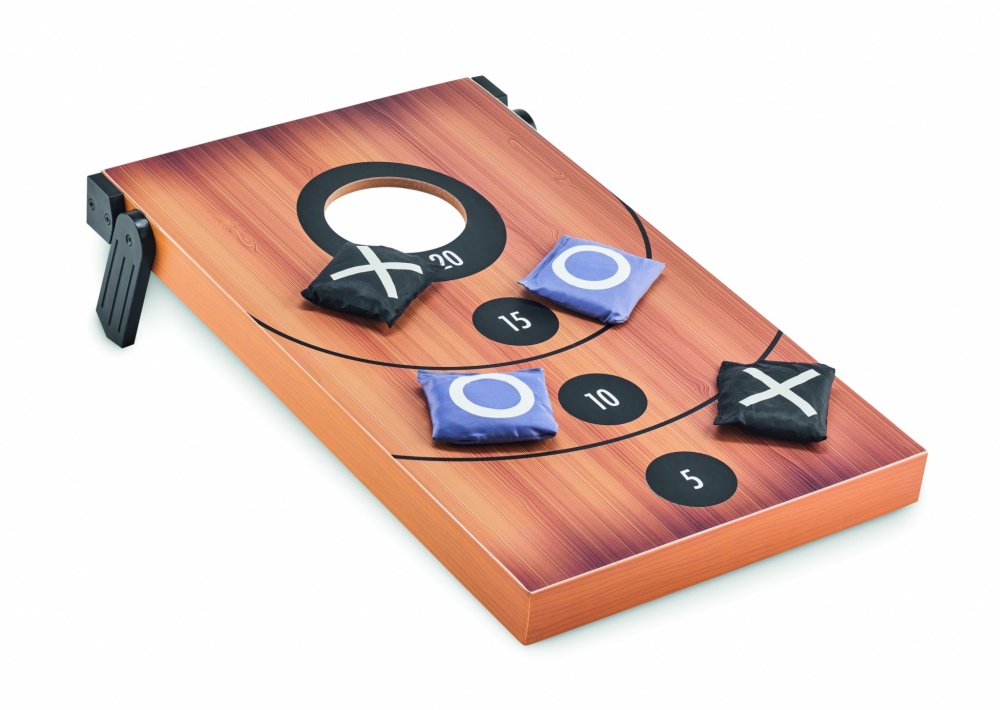 Logo trade promotional merchandise photo of: Double sided MDF game set