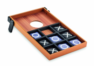 Logo trade promotional giveaway photo of: Double sided MDF game set