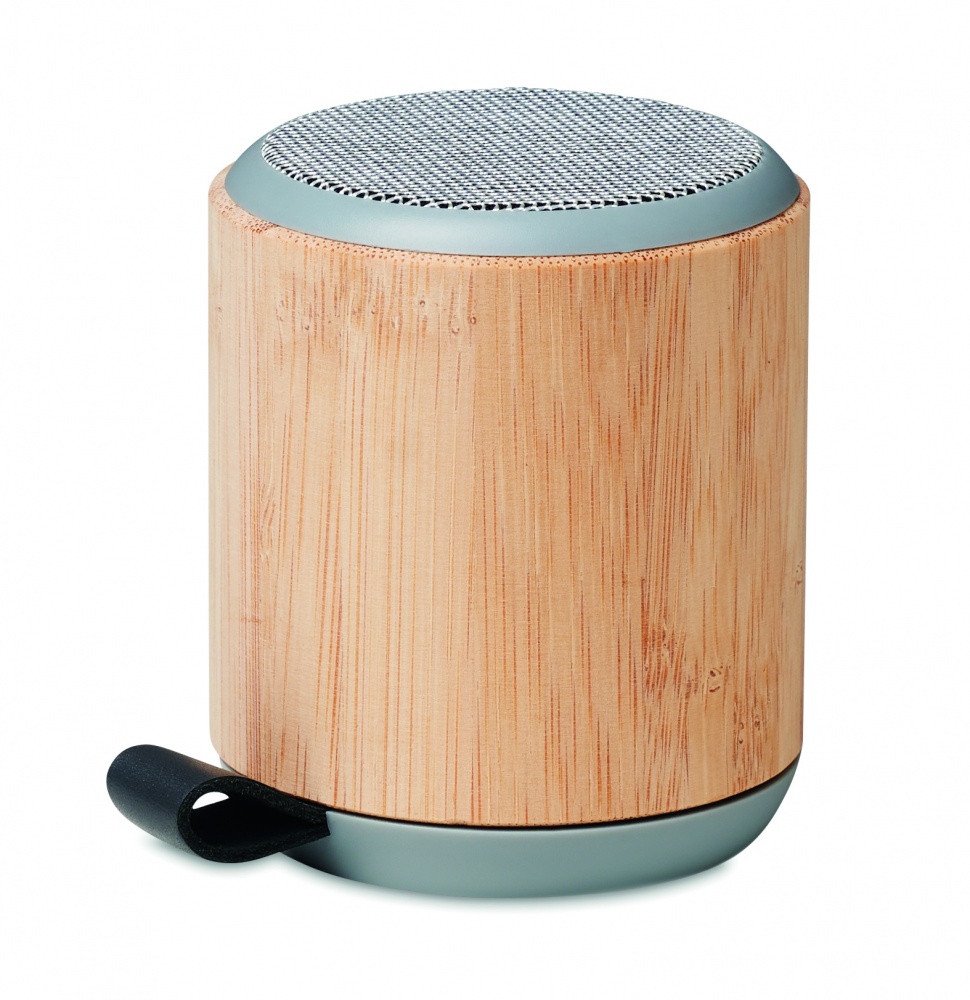Logo trade promotional gift photo of: 5.3 wireless bamboo speaker