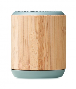 Logo trade promotional merchandise photo of: 5.3 wireless bamboo speaker