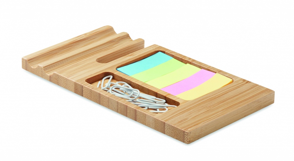 Logotrade promotional giveaway image of: Bamboo desk phone stand