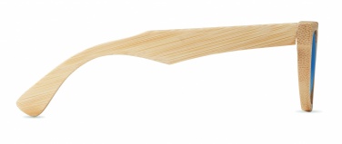 Logo trade promotional merchandise photo of: Sunglasses and case in bamboo KEILA