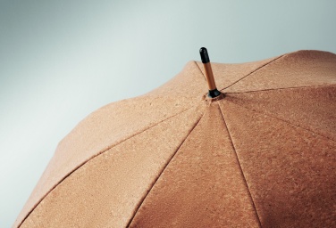 Logo trade business gifts image of: 25 inch cork umbrella