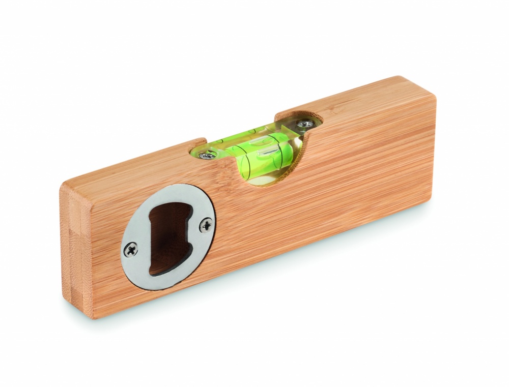 Logo trade business gifts image of: Spirit level and bottle opener