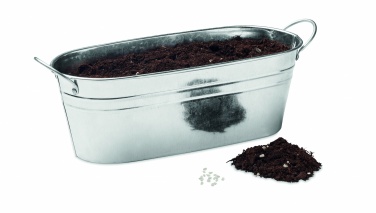 Logo trade promotional products picture of: Zinc tub with 3 herbs seeds