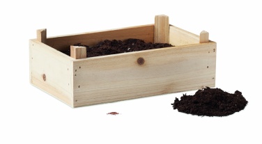 Logo trade promotional gifts image of: Tomato kit in wooden crate
