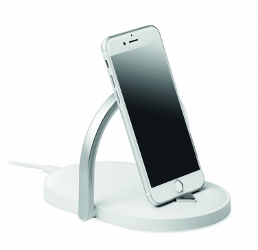 Logo trade promotional products picture of: Light and wireless charger 10W