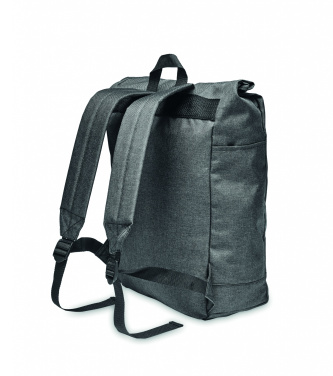 Logo trade corporate gifts picture of: 600D RPET 2 tone backpack