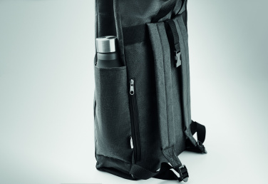 Logo trade promotional merchandise photo of: 600D RPET 2 tone backpack