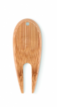 Logo trade promotional gift photo of: Bamboo golf divot tool