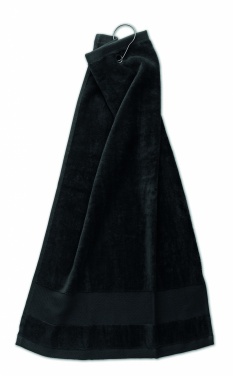 Logo trade corporate gift photo of: Cotton golf towel with hanger