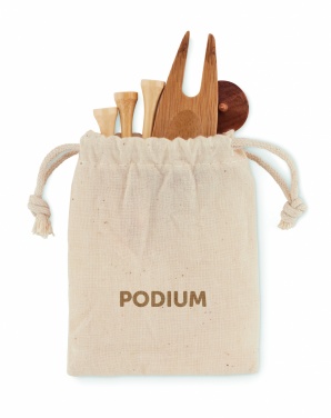Logotrade promotional giveaway image of: Golf accessories set in pouch