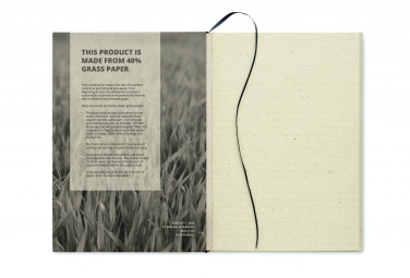 Logotrade promotional items photo of: A5 grass notebook 80 lined