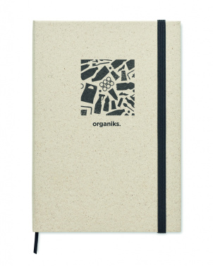 Logotrade promotional products photo of: A5 grass notebook 80 lined
