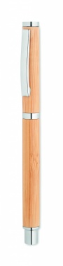 Logo trade promotional merchandise photo of: Bamboo gel pen
