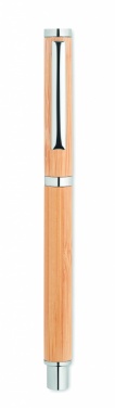 Logo trade promotional gifts image of: Bamboo gel pen