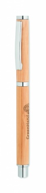 Logotrade promotional giveaways photo of: Bamboo gel pen