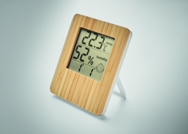 Logotrade promotional giveaways photo of: Bamboo weather station